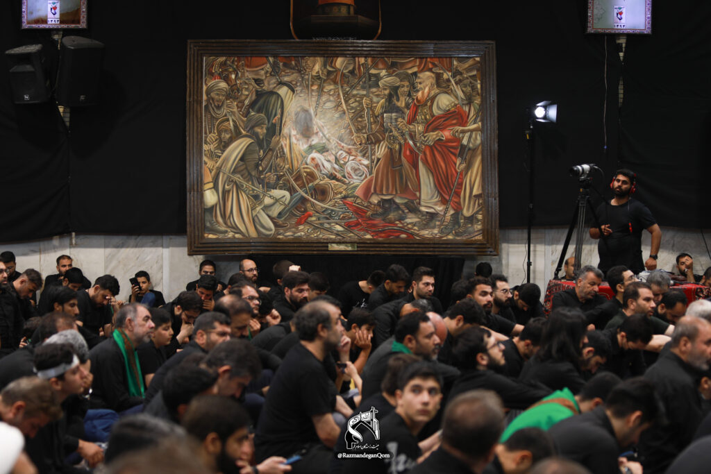 مراسم عزاداری محرم 1447 - شام غریبان - هیات رزمندگان اسلام قم